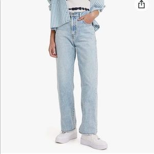 Levis High Waisted Straight Jeans- Charlie Boy